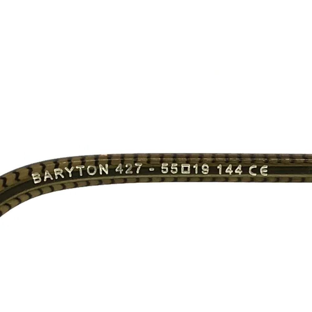 Jean Lafont Eyeglasses Frames BARYTON 427 Brown Rectangle Half Rim 55-19-144